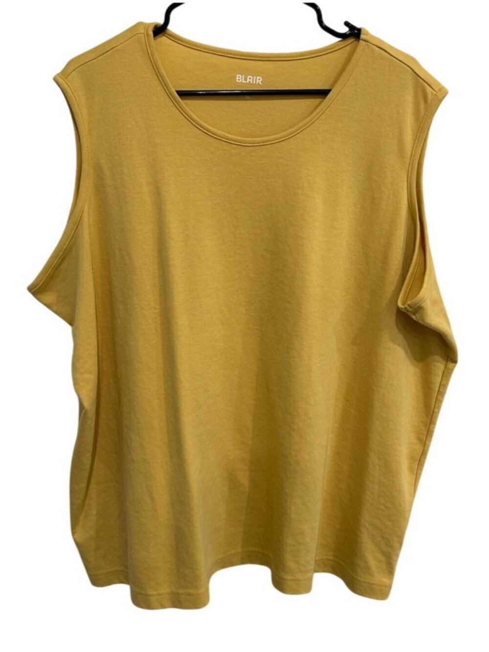 Blair Yellow Sleeveless Tank Top 3XL Minimalist Layer Summer Comfort